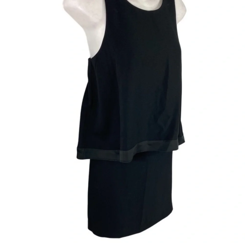 NWT Trina Turk Alaina Black Tiered Dress K6